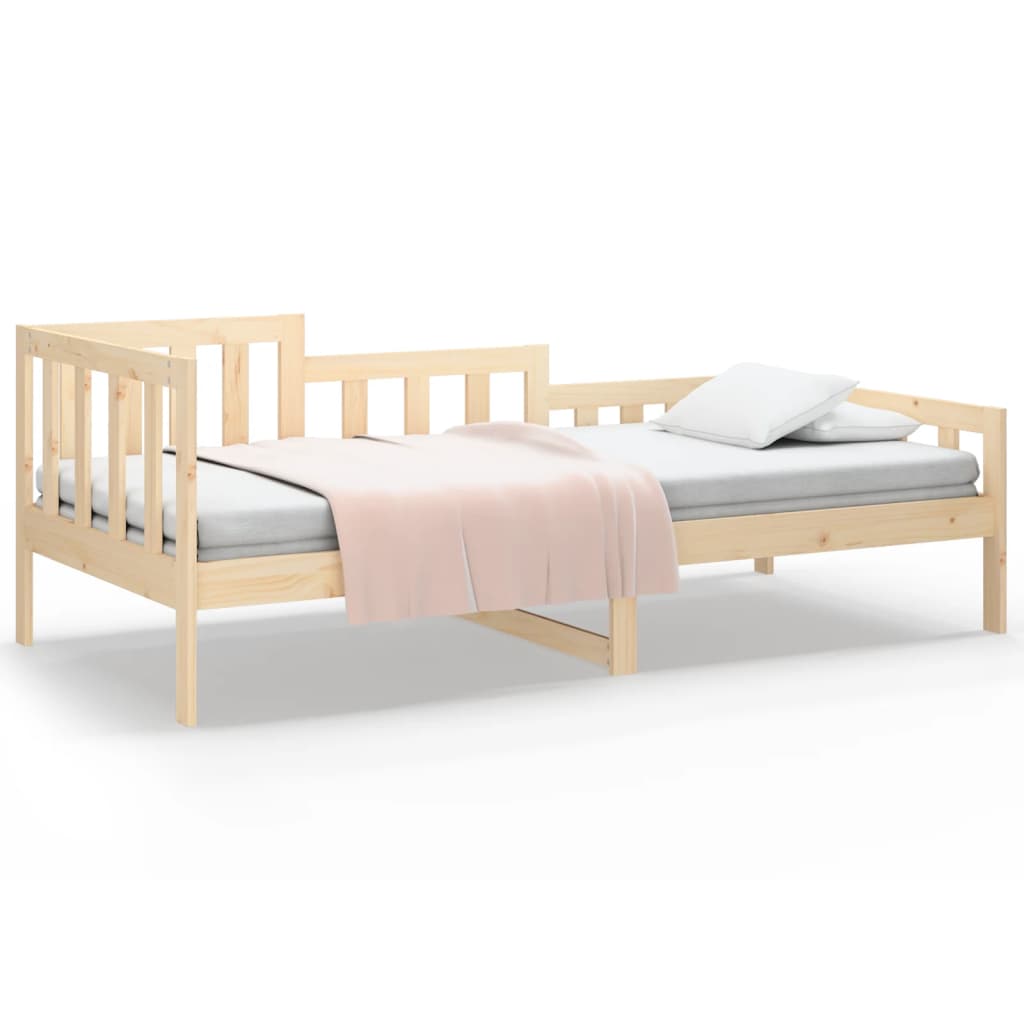 Lit de jour sans matelas 90x200 cm bois de pin massif