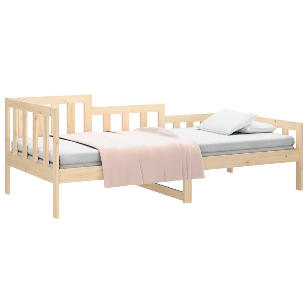 Lit de jour sans matelas 90x200 cm bois de pin massif