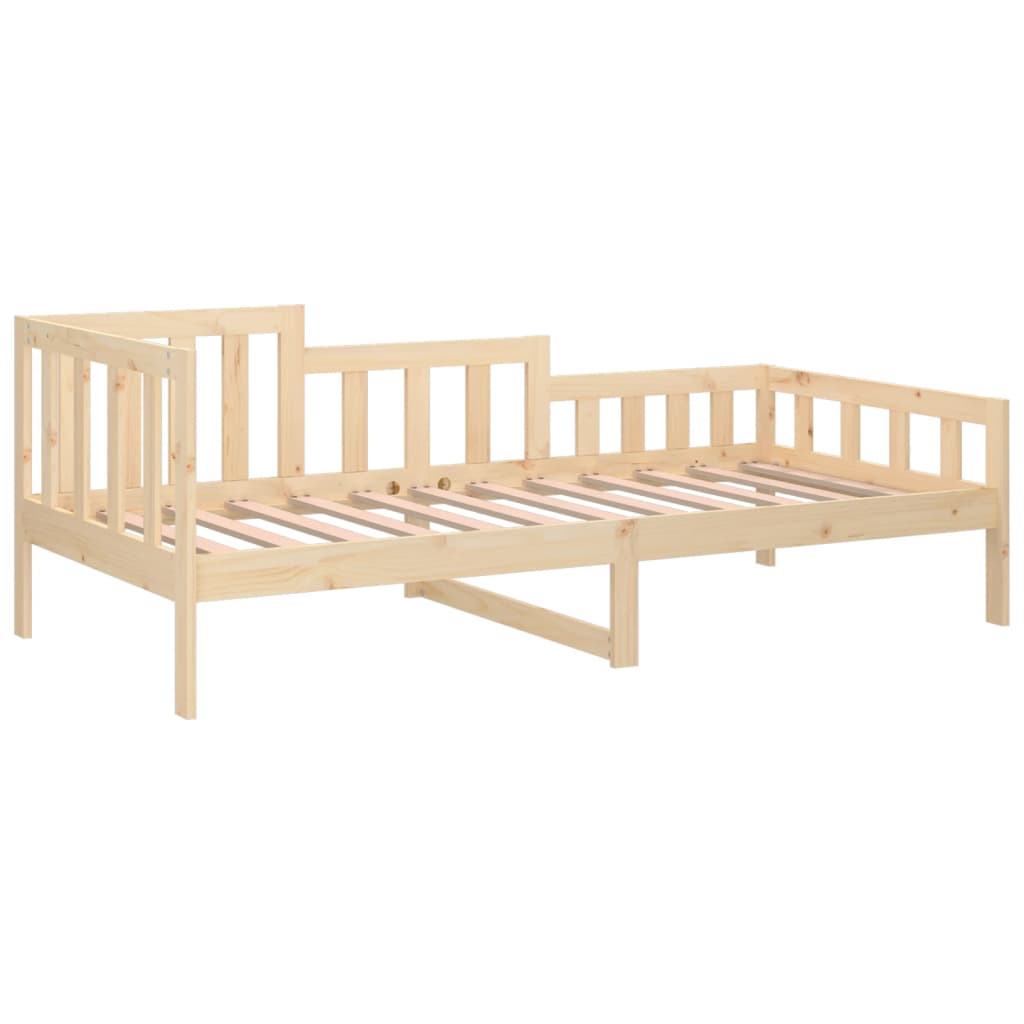 Lit de jour sans matelas 90x200 cm bois de pin massif