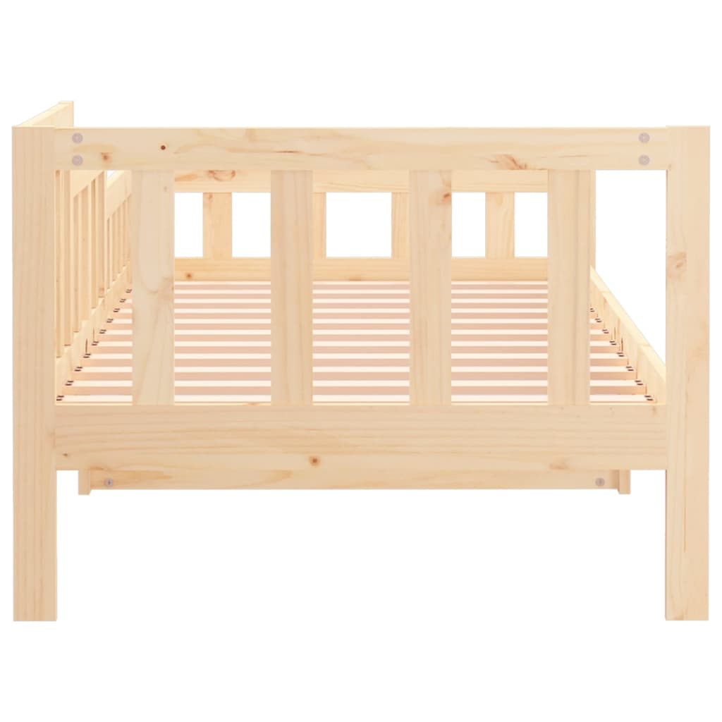 Lit de jour sans matelas 90x200 cm bois de pin massif