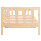 Lit de jour sans matelas 90x200 cm bois de pin massif