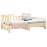 Lit coulissant sans matelas 2x(90x190) cm Bois de pin massif