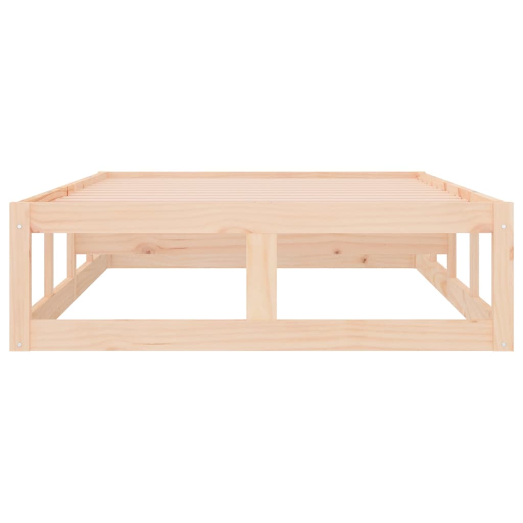 Cadre de lit sans matelas 90x200 cm bois massif