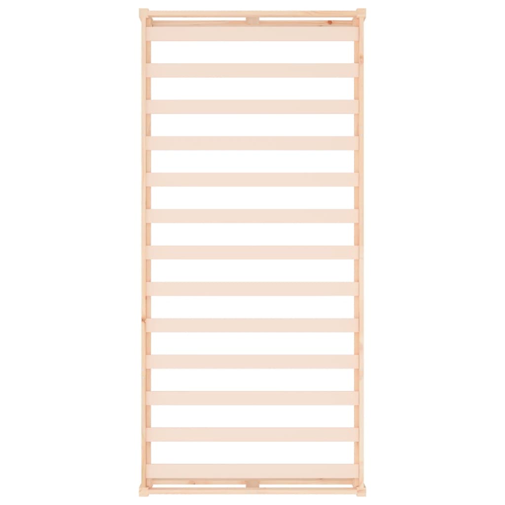 Cadre de lit sans matelas 90x200 cm bois massif