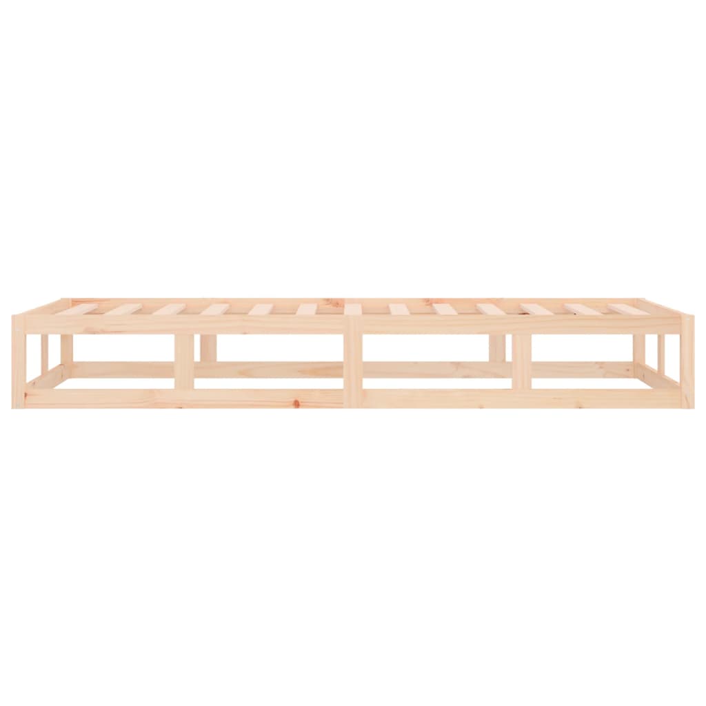 Bed frame without mattress 90x200 cm solid wood