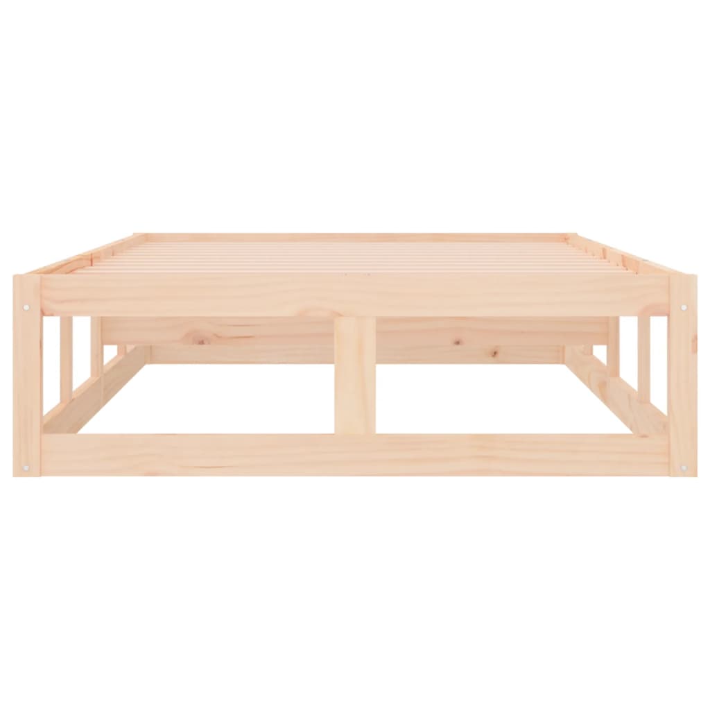 Cadre de lit sans matelas 100x200 cm bois massif