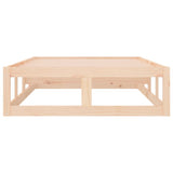 Cadre de lit sans matelas 100x200 cm bois massif