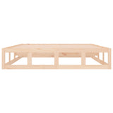 Cadre de lit sans matelas 120x200 cm bois massif