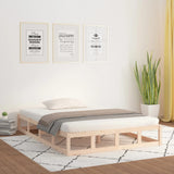 Cadre de lit sans matelas 120x200 cm bois massif