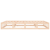 Bed frame without mattress 160x200 cm solid wood