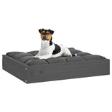 Dog bed Grey 51.5x44x9 cm Solid pine wood