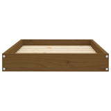 Dog bed Honey brown 71.5x54x9 cm Solid pine wood