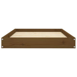 Dog bed Honey brown 91.5x64x9 cm Solid pine wood