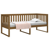 Day bed without mattress honey brown 90x190 cm solid pine wood