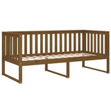 Lit de jour sans matelas marron miel 90x190 cm bois pin massif