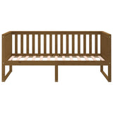 Day bed without mattress honey brown 90x190 cm solid pine wood