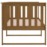 Day bed without mattress honey brown 90x190 cm solid pine wood