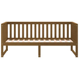 Honey brown day bed without mattress 75x190 cm solid pine wood