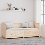 Day bed without mattress 80x200 cm solid pine wood