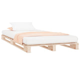 Pallet bed 100x200 cm solid pine wood