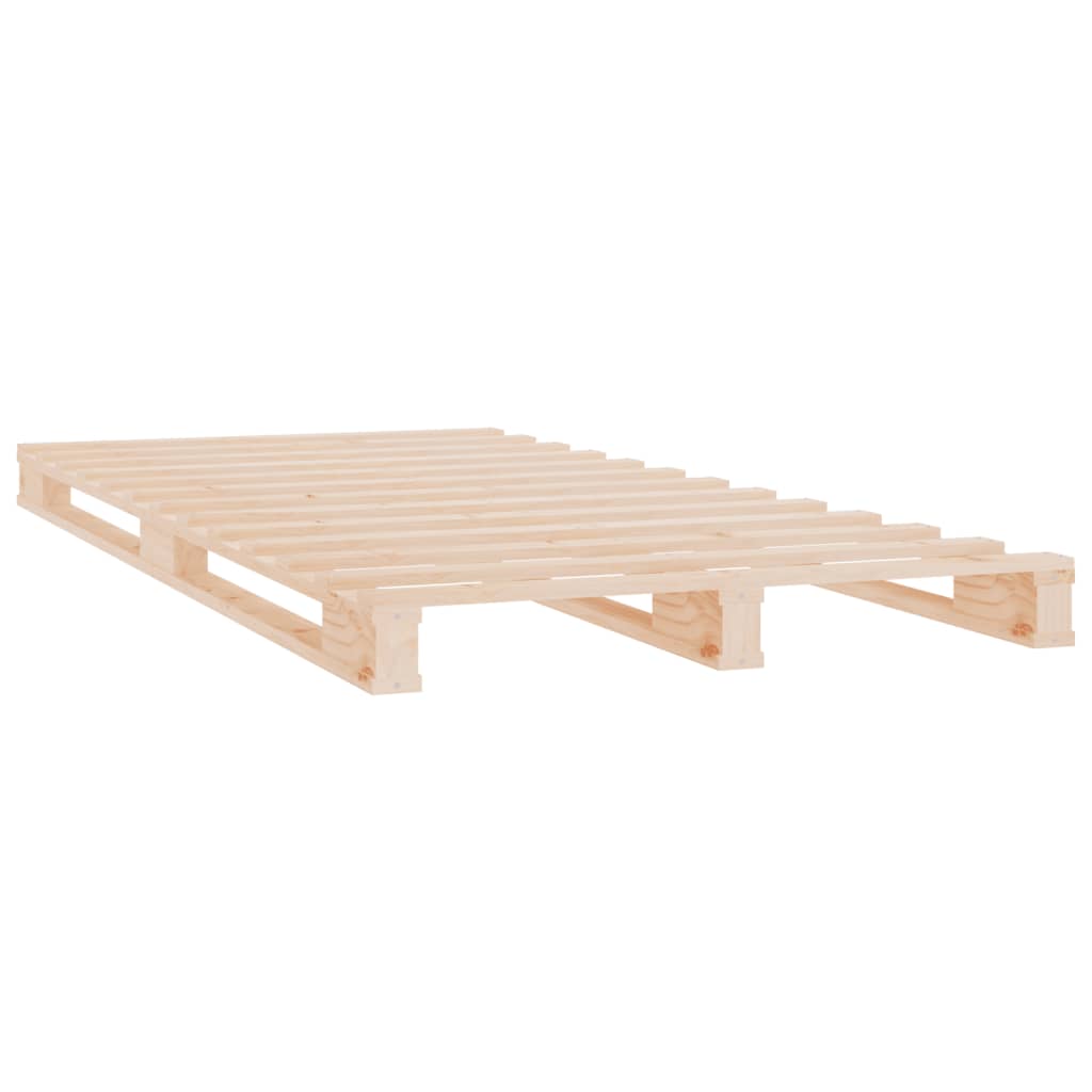 Pallet bed 100x200 cm solid pine wood