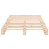 Pallet bed 100x200 cm solid pine wood