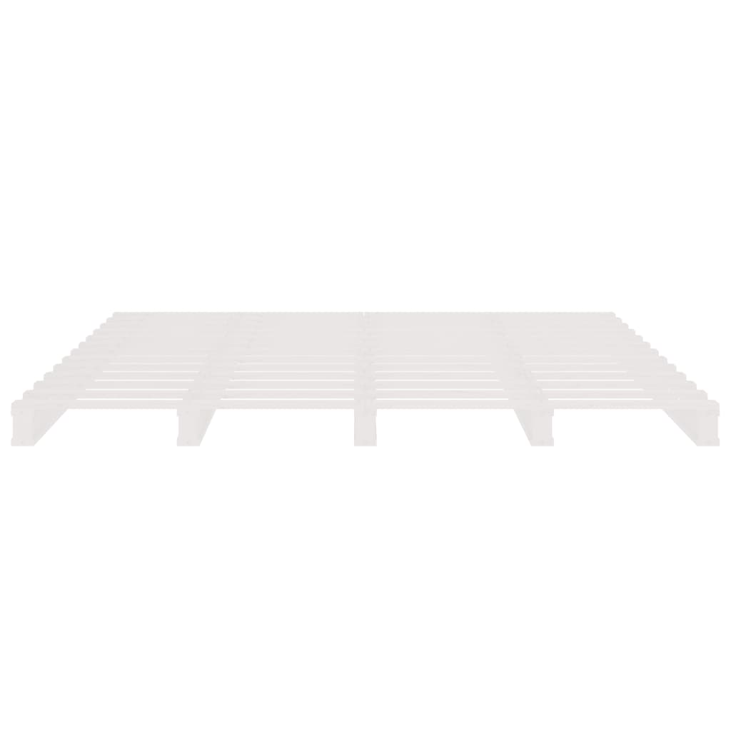 Lit de palette sans matelas blanc bois massif