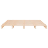 Pallet bed 160x200 cm solid pine wood