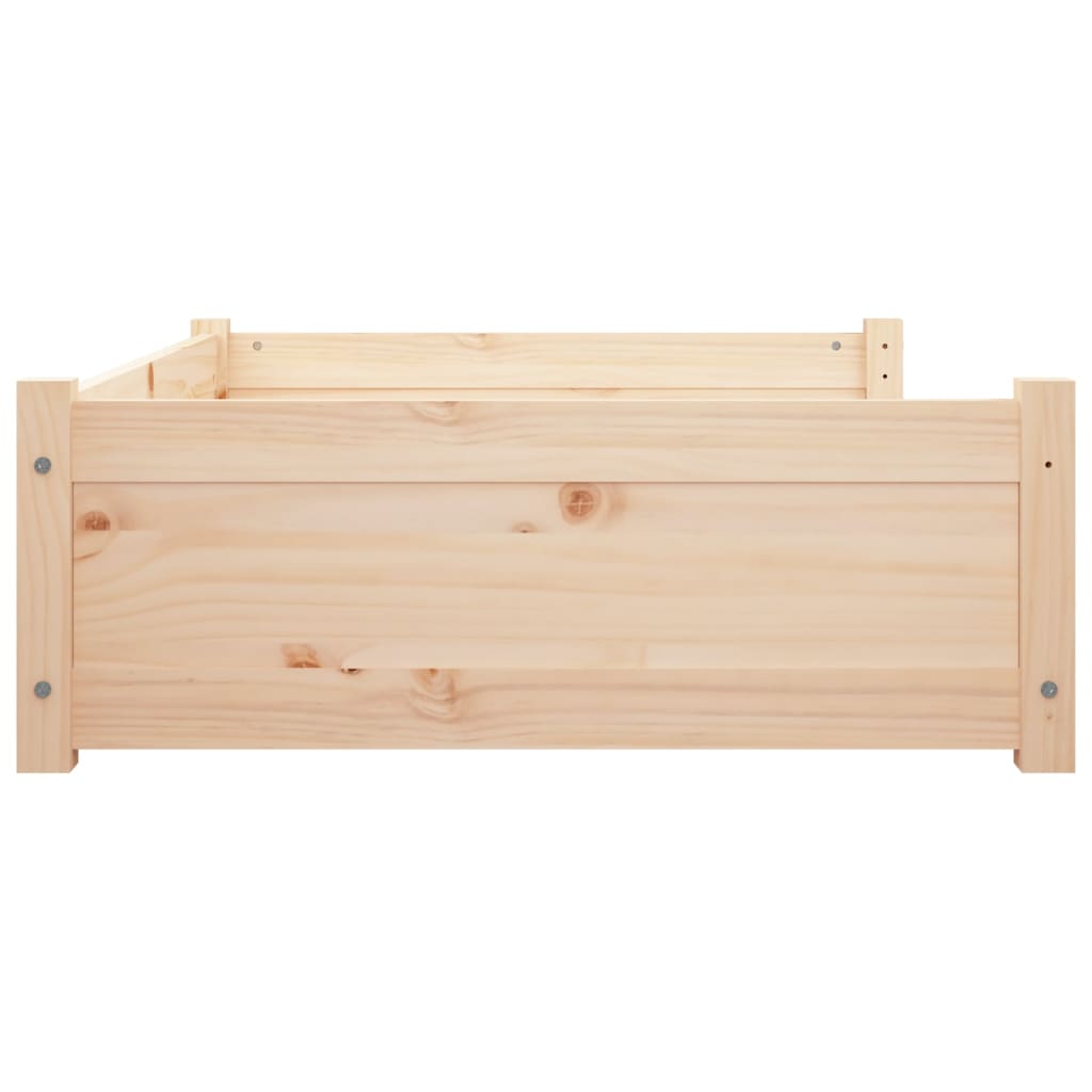 Lit pour chien 95,5x65,5x28 cm Bois de pin solide