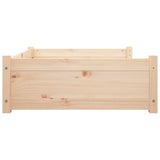 Lit pour chien 95,5x65,5x28 cm Bois de pin solide