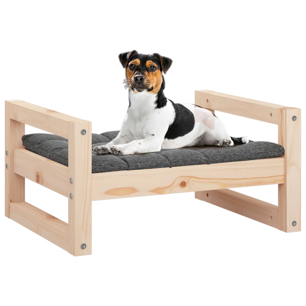 Dog bed 55.5x45.5x28 cm Solid pine wood