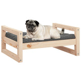 Hundebett 65,5x50,5x28 cm Massives Kiefernholz