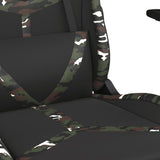 Chaise de jeu de massage Noir et camouflage Similicuir