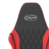 Chaise de jeu de massage Noir et rouge Similicuir