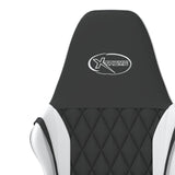 Chaise de jeu de massage Noir et blanc Similicuir