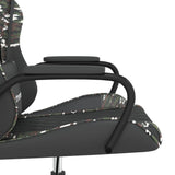 Chaise de jeu de massage Noir et camouflage Similicuir