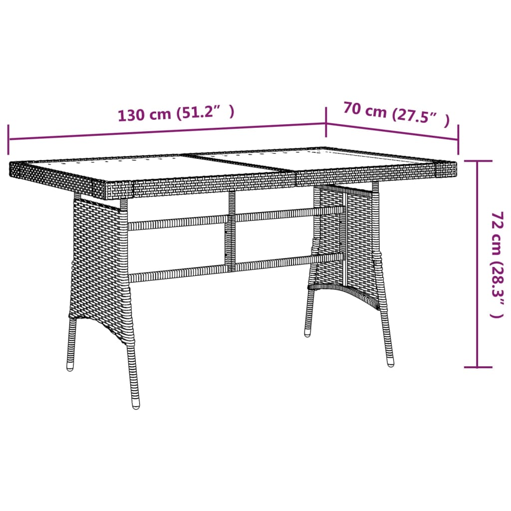 Mobilier à dîner d'extérieur 5 pcs Résine tressée Gris