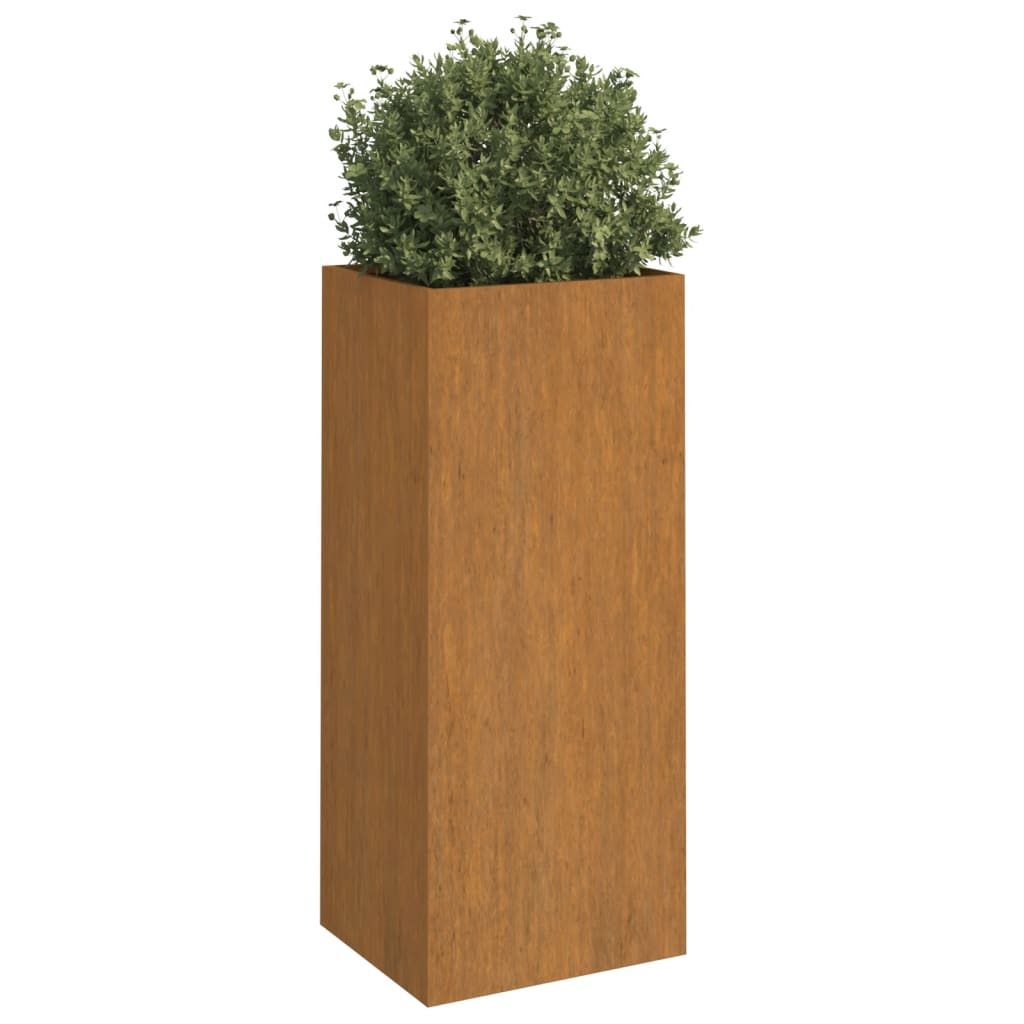 Jardinière 32x29x75 cm acier corten