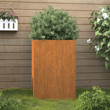 Planter 52x48x75 cm corten steel