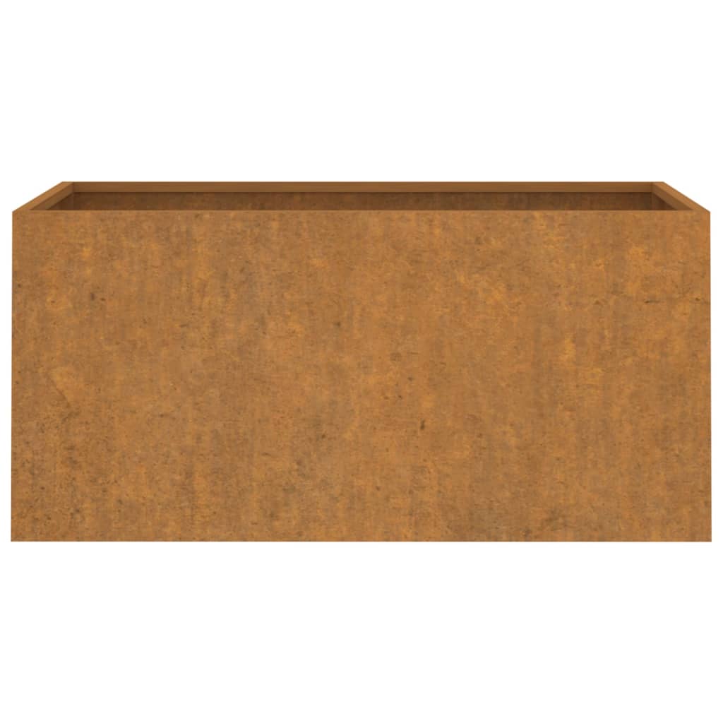 Jardinière 62x30x29 cm acier corten