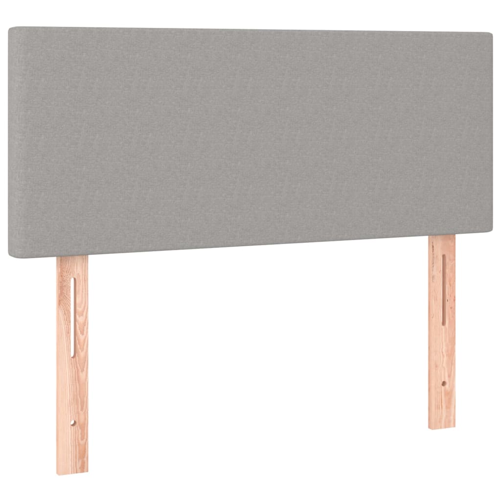 Tête de lit Gris clair 80x5x78/88 cm Tissu