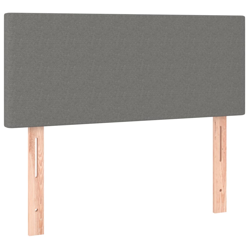 Tête de lit Gris foncé 80x5x78/88 cm Tissu