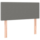 Tête de lit Gris foncé 80x5x78/88 cm Tissu