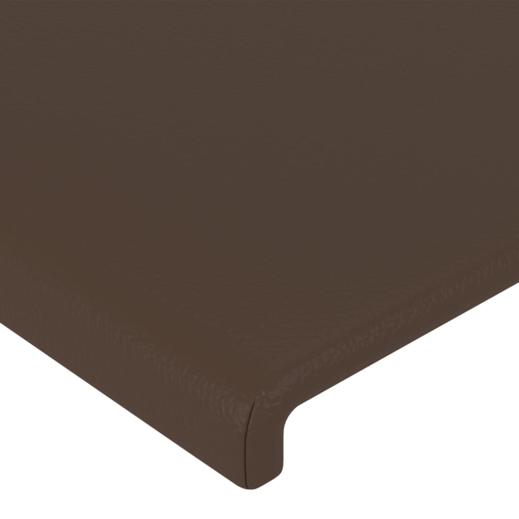 Tête de lit Marron 80x5x78/88 cm Similicuir