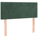 Tête de lit Vert foncé 80x5x78/88 cm Velours