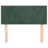 Tête de lit Vert foncé 80x5x78/88 cm Velours