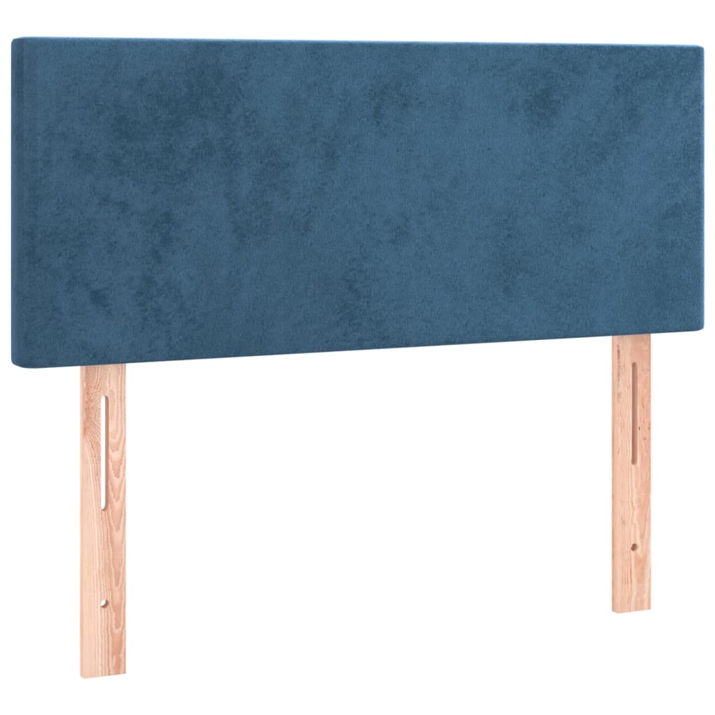 Tête de lit Bleu foncé 80x5x78/88 cm Velours