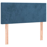 Tête de lit Bleu foncé 80x5x78/88 cm Velours