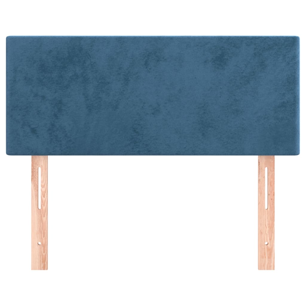 Tête de lit Bleu foncé 80x5x78/88 cm Velours