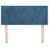 Tête de lit Bleu foncé 80x5x78/88 cm Velours